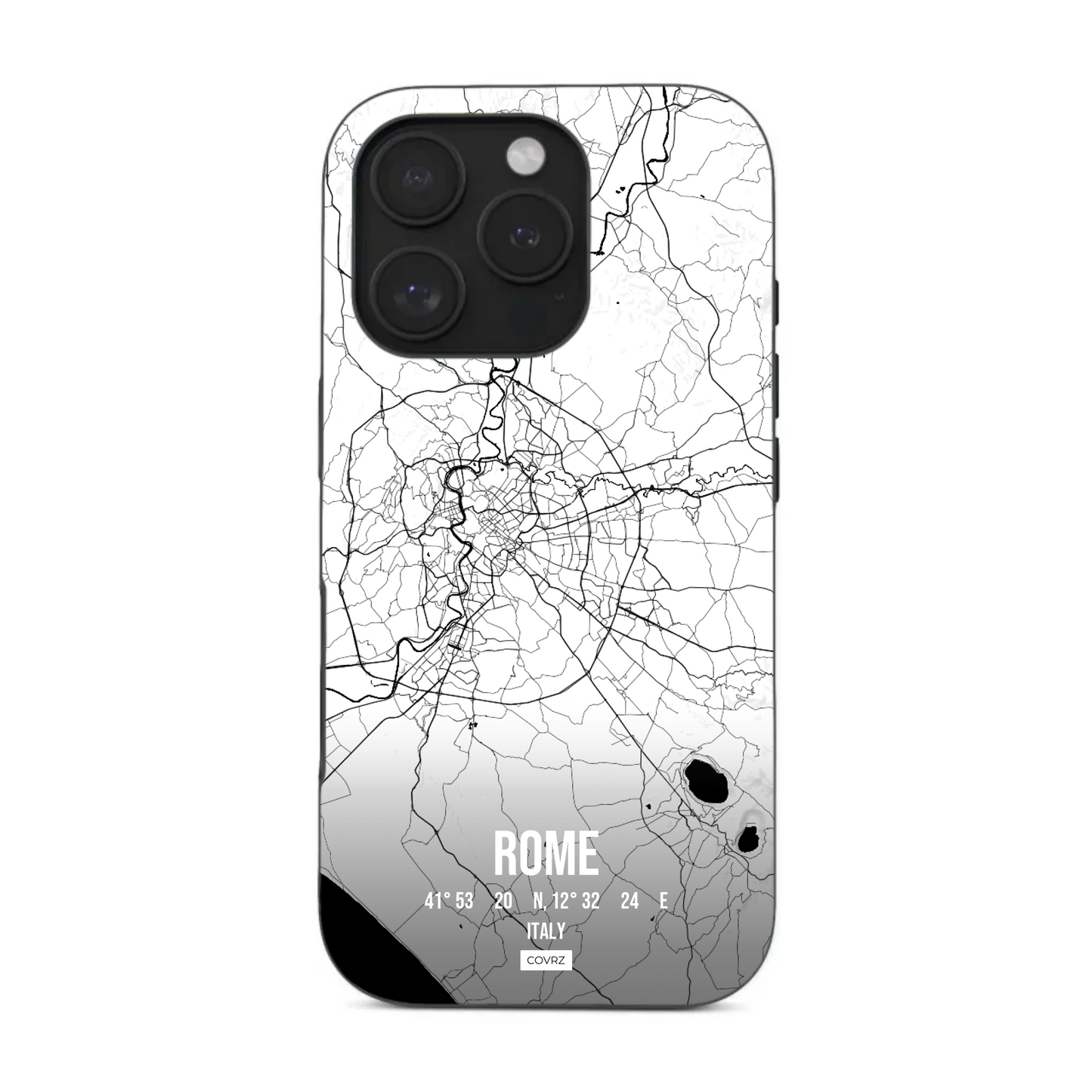 Rome Italy Custom City Map Phone Case – Personalize Your Favorite Place!