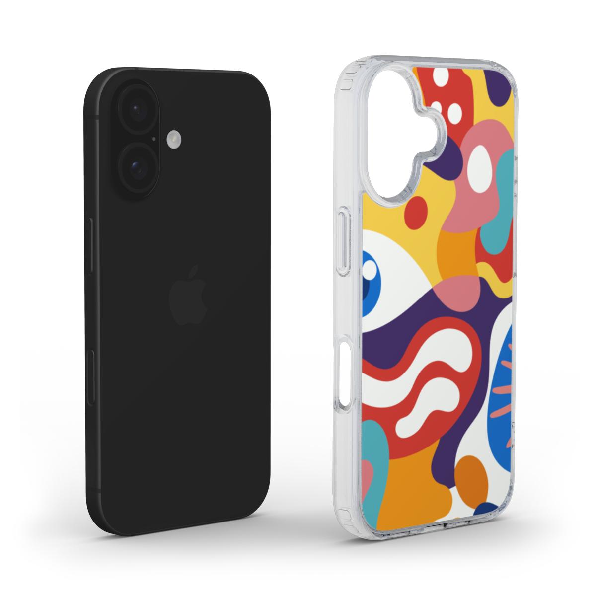 Abstract Pop Art Phone Case – Bold & Colorful Design