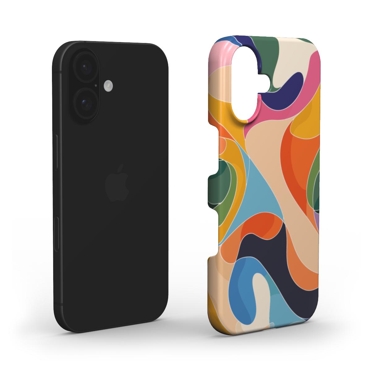 Colorful Abstract Flow Phone Case – Artistic & Vibrant Design