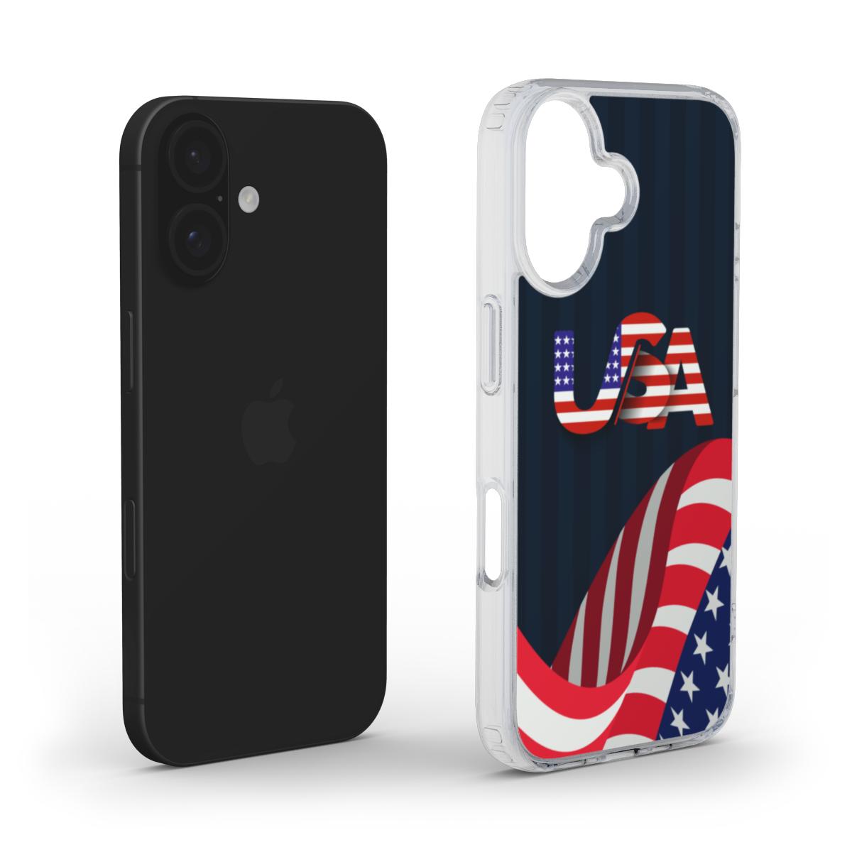 USA Flag Phone Case – Bold & Patriotic Design