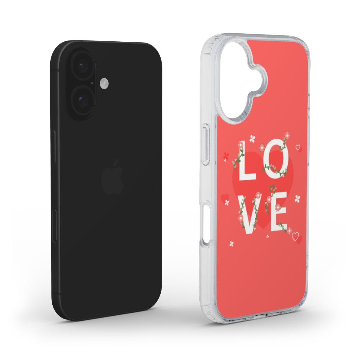Love Bloom Phone Case – Romantic & Floral Design