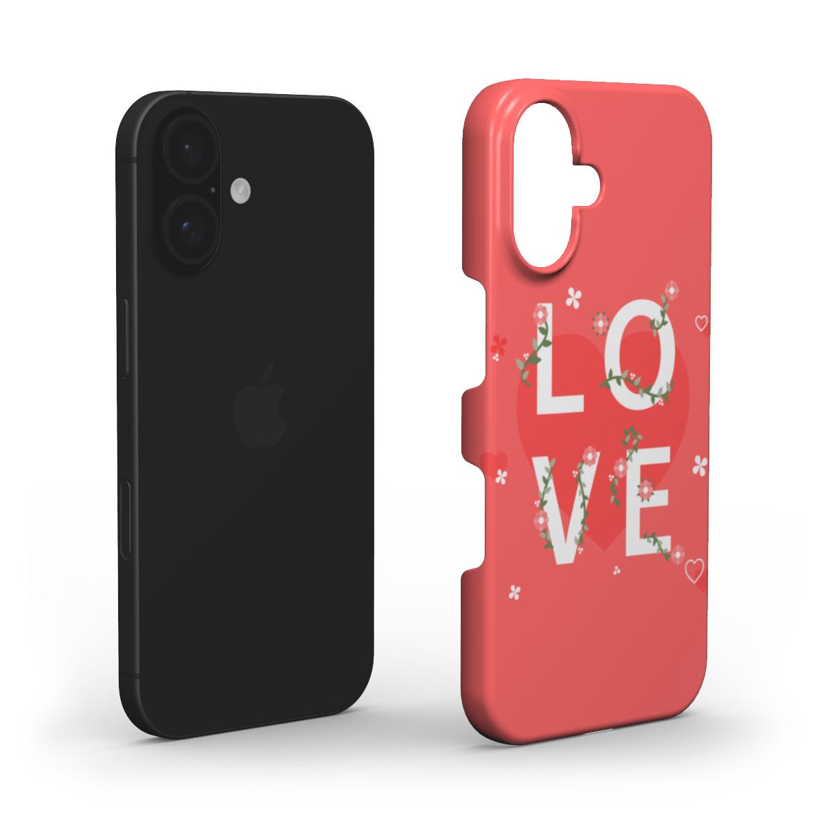Love Bloom Phone Case – Romantic & Floral Design