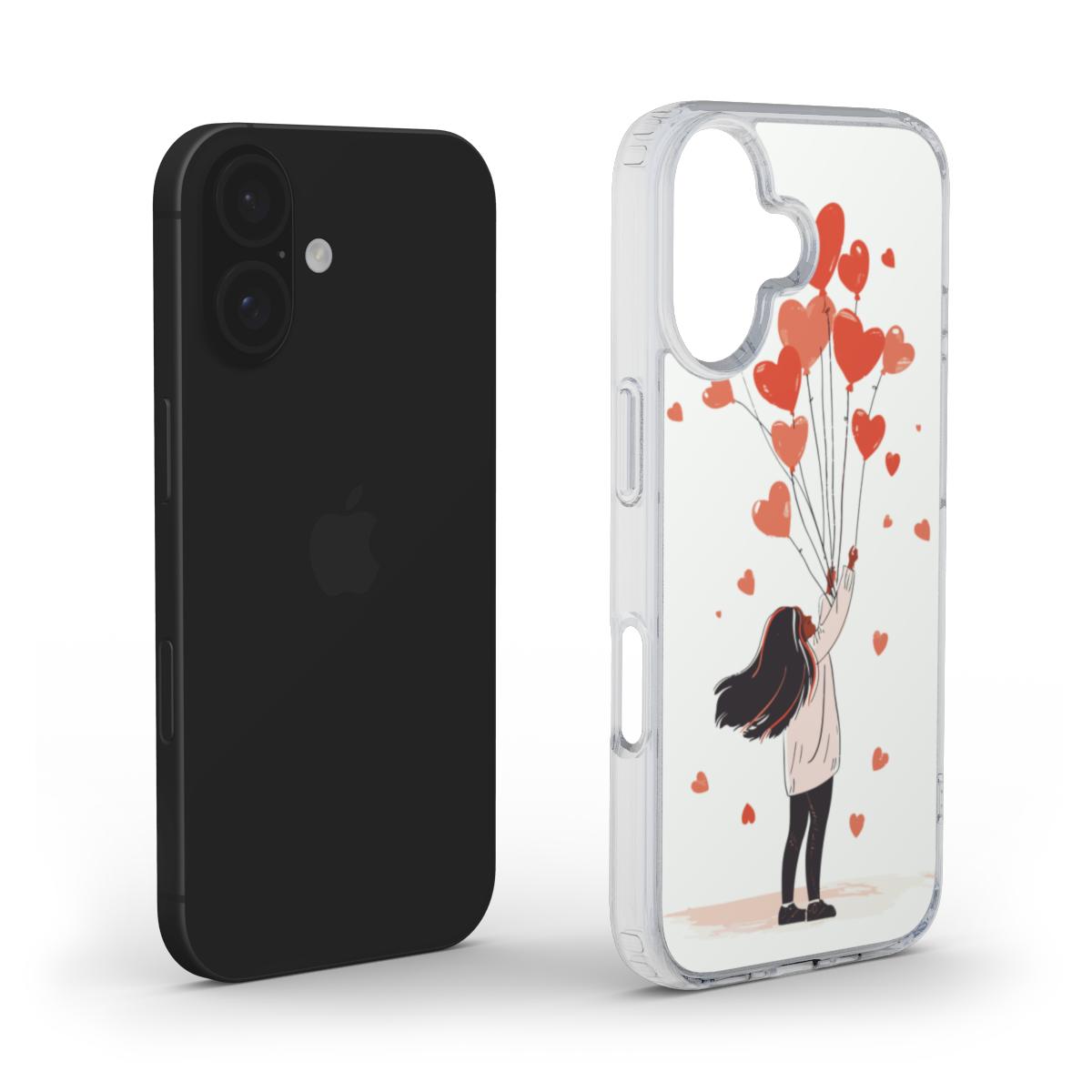 Heart Balloons Love Phone Case – Whimsical & Romantic Design