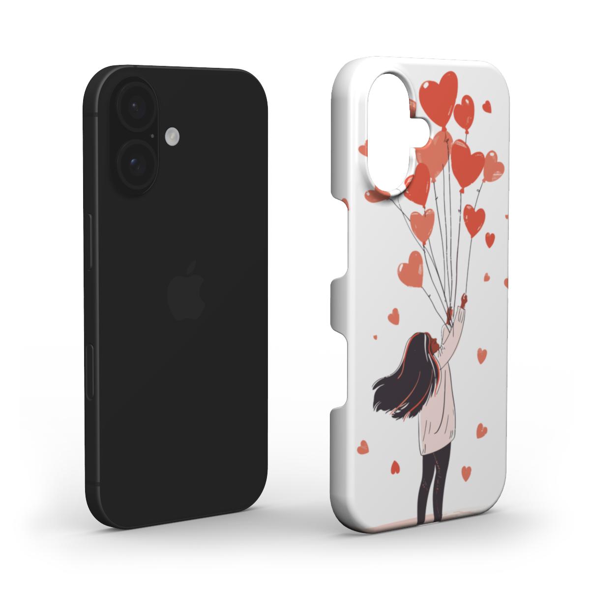 Heart Balloons Love Phone Case – Whimsical & Romantic Design