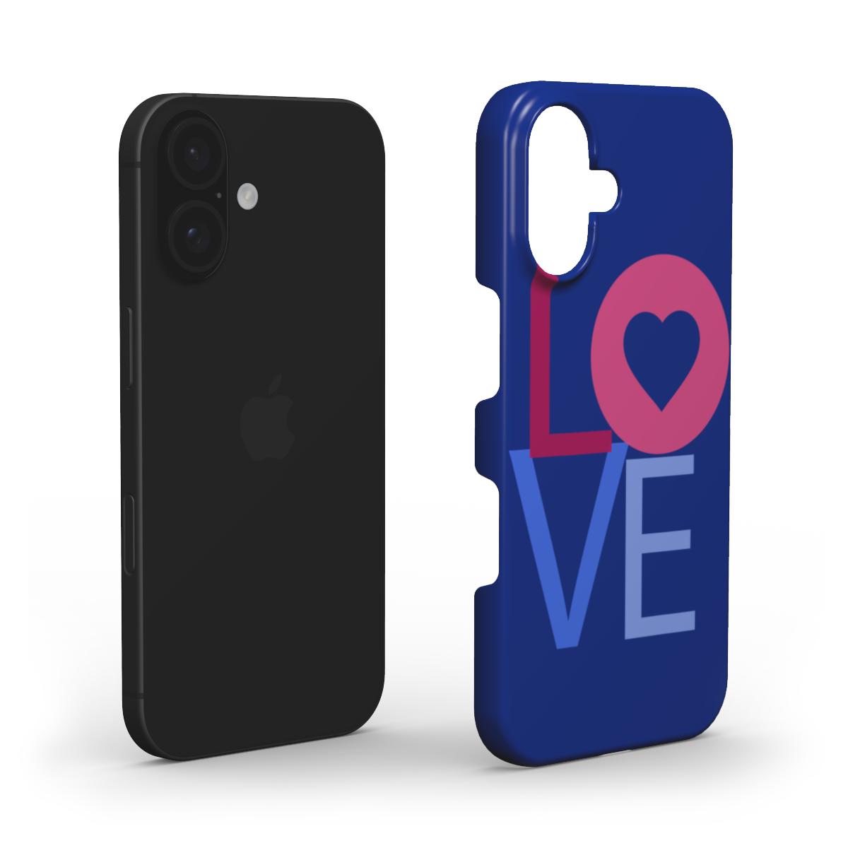 Modern Love Typography Phone Case – Bold & Stylish Design