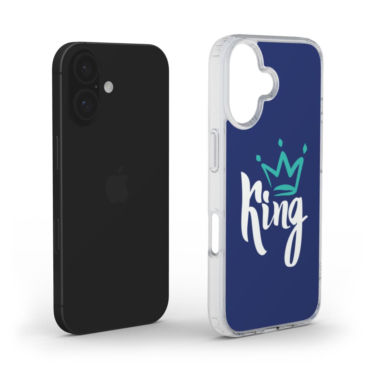 King Typography Phone Case – Regal & Bold Design