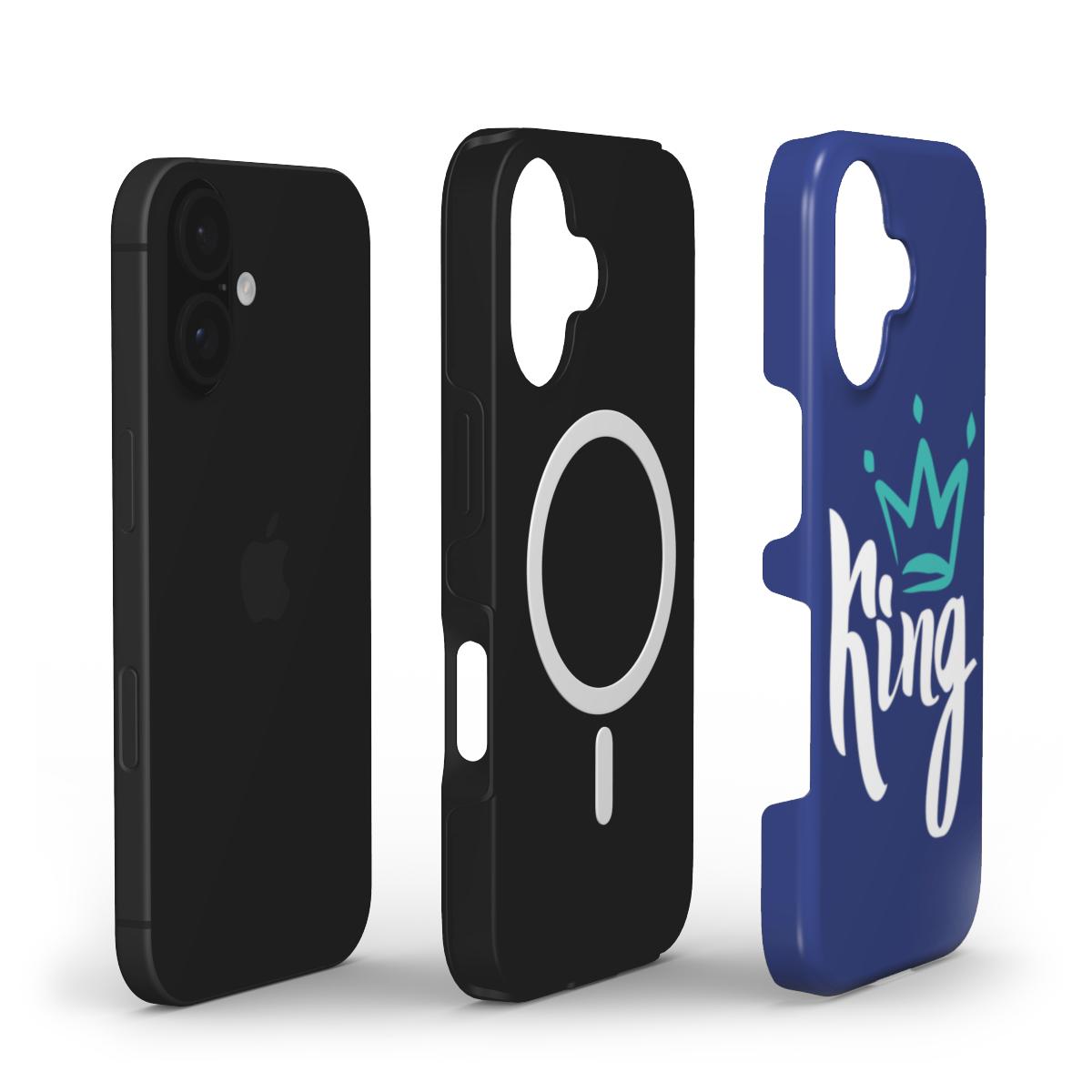 King Typography Phone Case – Regal & Bold Design