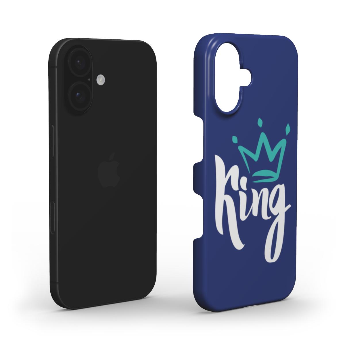 King Typography Phone Case – Regal & Bold Design