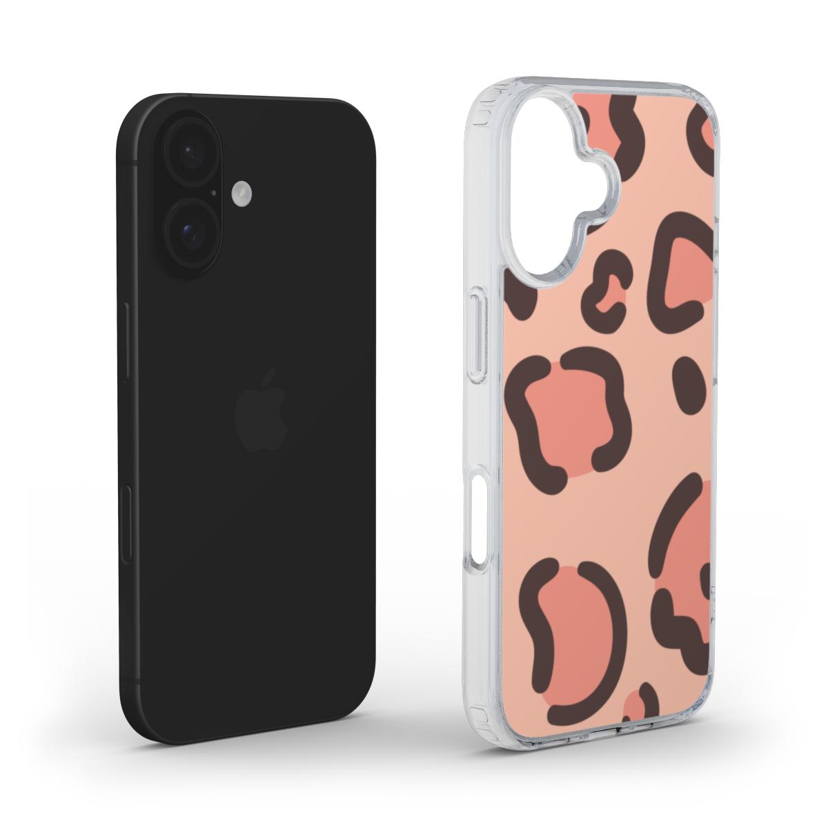 Leopardenmuster Abstrakte Handyhülle – Stylisches & Modisches Design MagSafe Clear