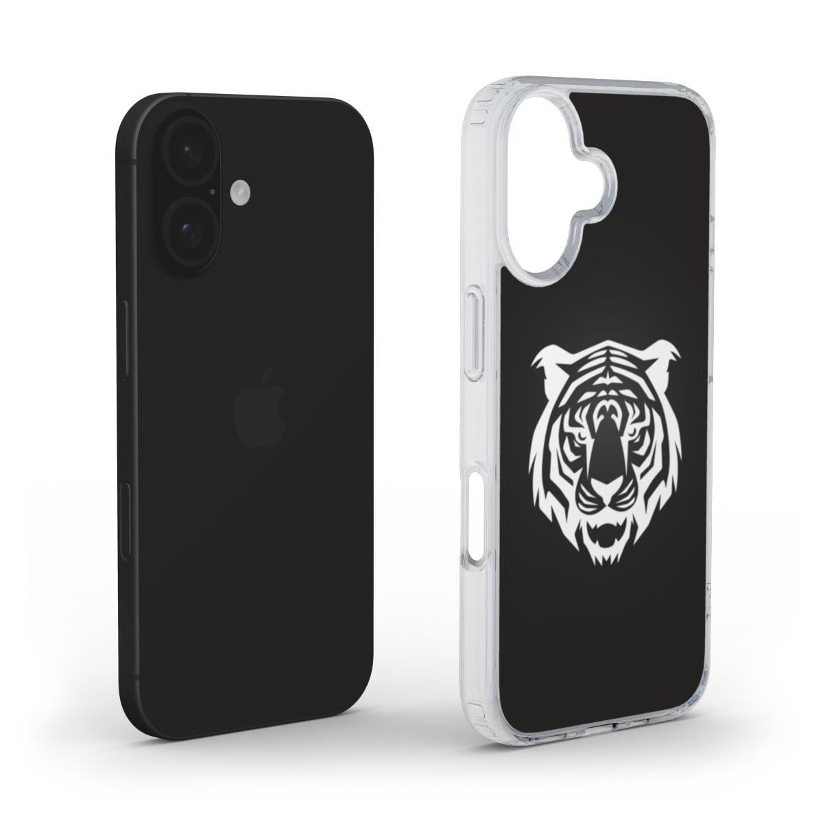 Tigerkopf Handyhülle – Mutiges & Stilvolles Design Clear