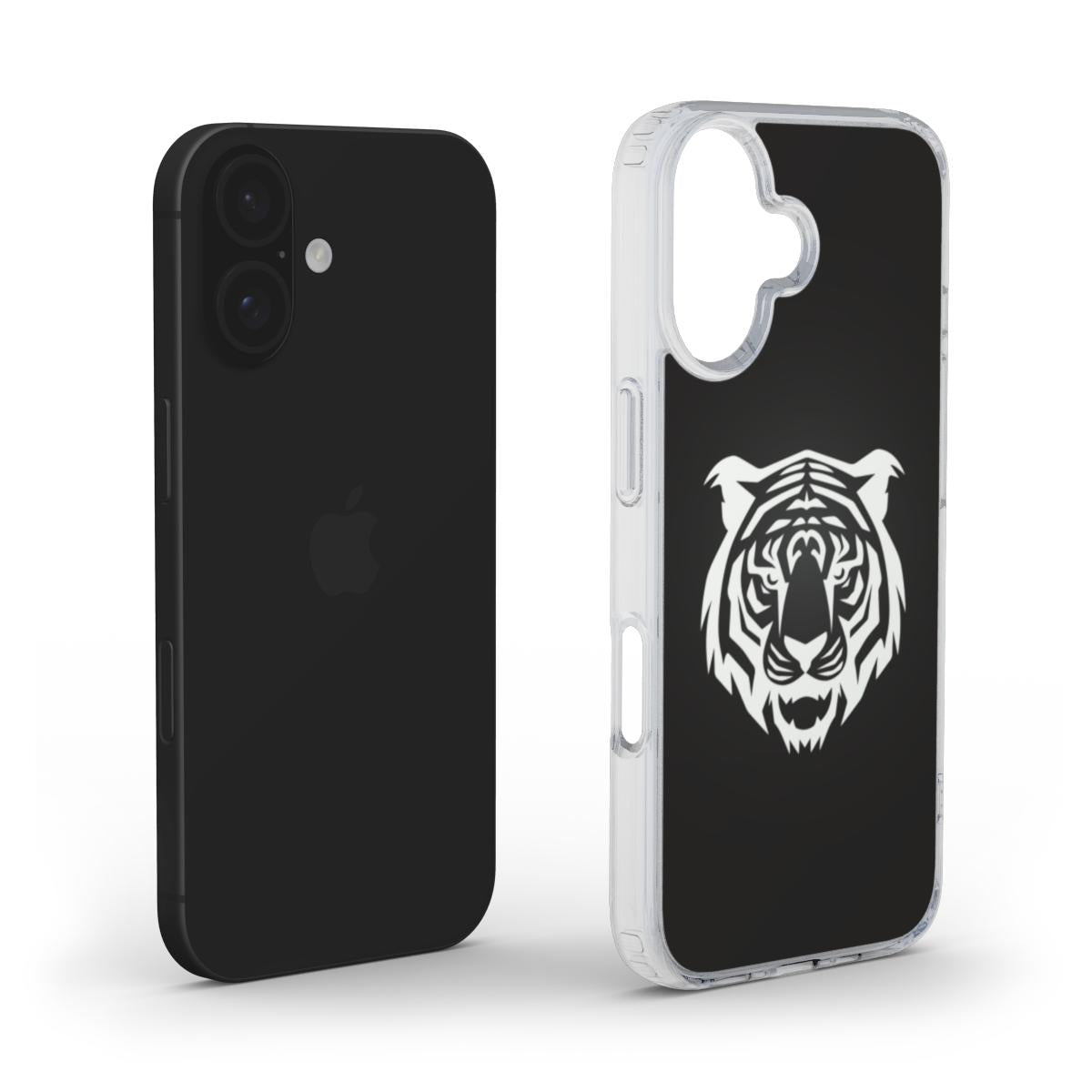 Tigerkopf Handyhülle – Mutiges & Stilvolles Design MagSafe Clear