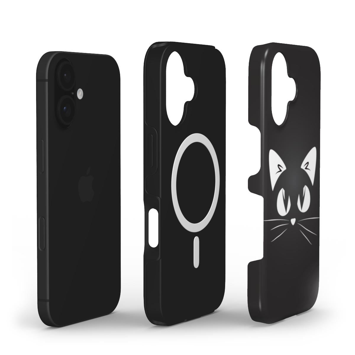 Personalisierte Handyhülle mit Katzenmotiv – Elegant und Individuell MagSafe Tough