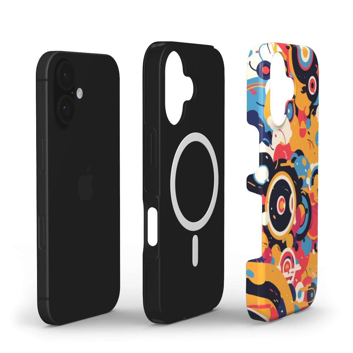 Farbspritzer Handyhülle – Mutiges & Dynamisches Abstraktes Design MagSafe Tough