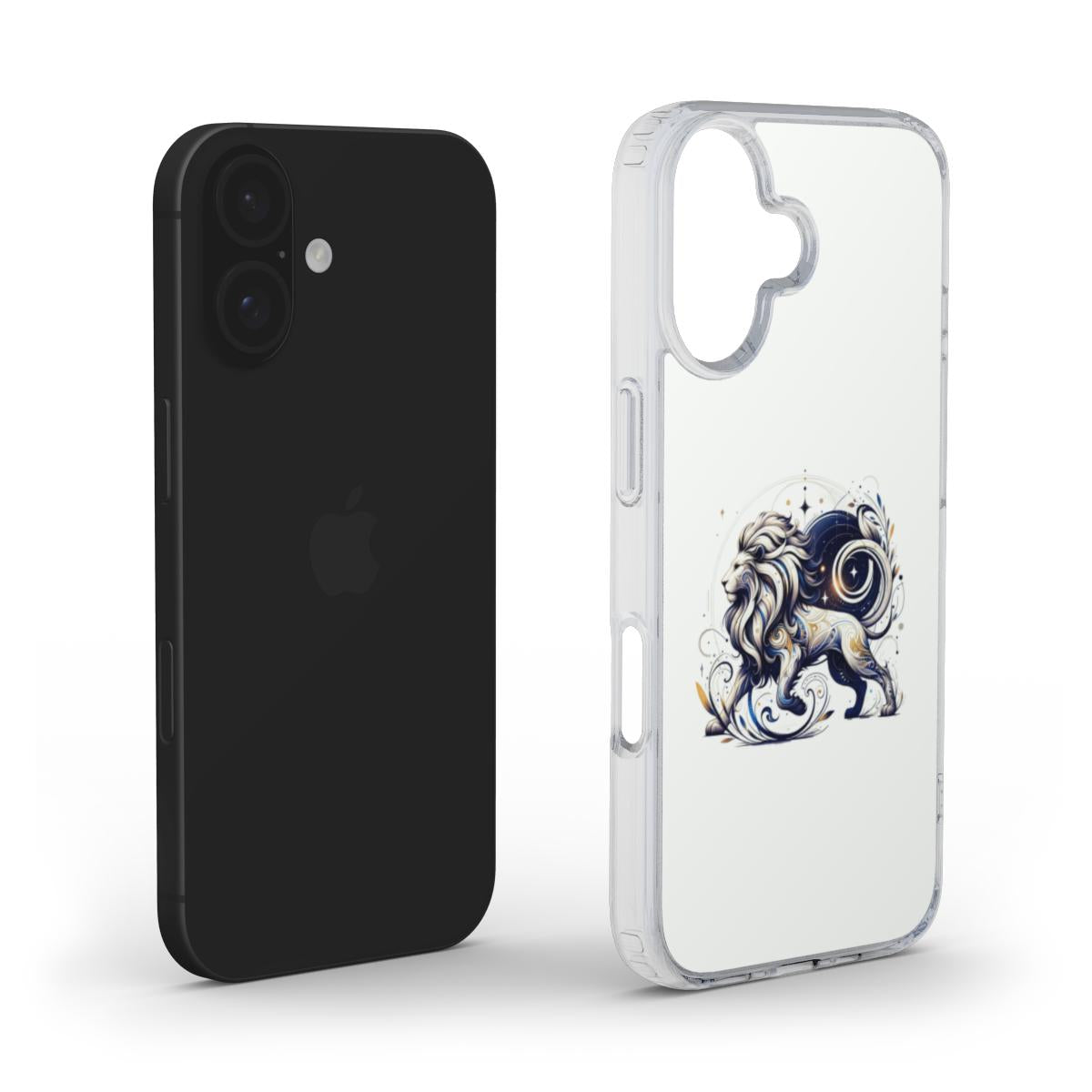 Mystical Blue Leo Zodiac Sign Design – Phone Case with Majestic Appeal