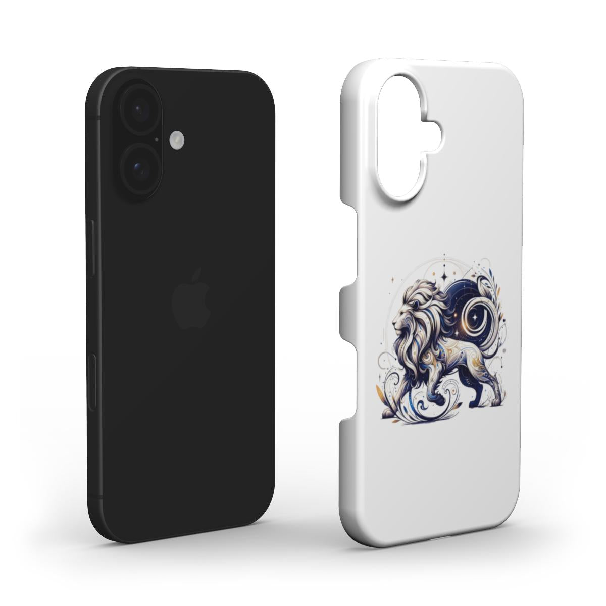 Mystical Blue Leo Zodiac Sign Design – Phone Case with Majestic Appeal