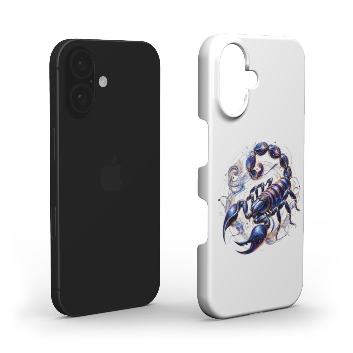 Mystical Blue Scorpio Zodiac Sign Design – Phone Case with Cosmic Touch