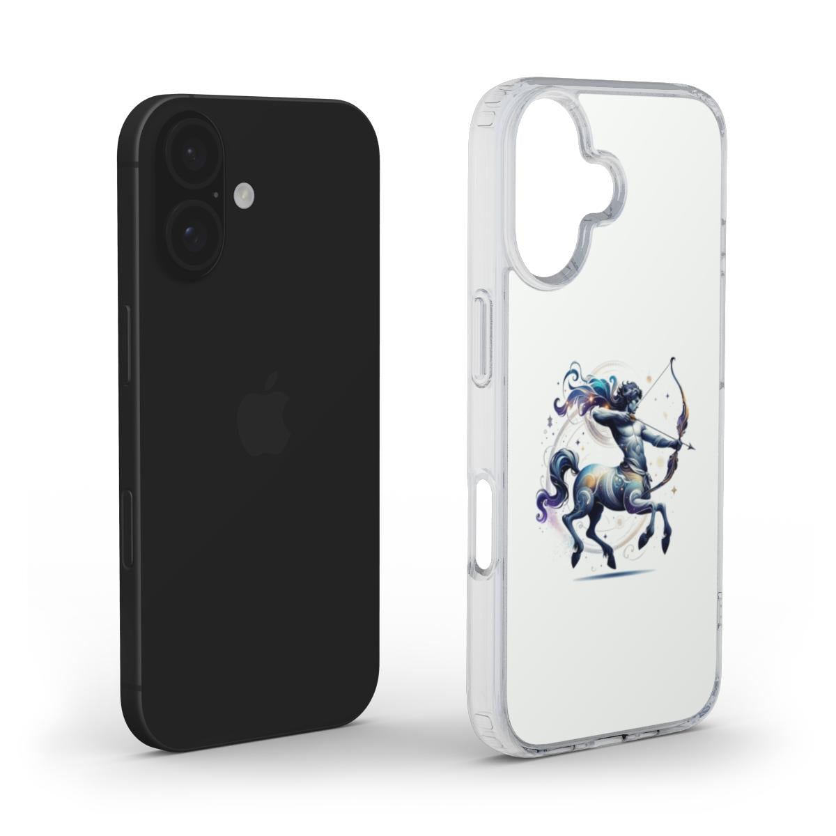 Mystical Blue Sagittarius Zodiac Sign Design – Phone Case with Cosmic Charm