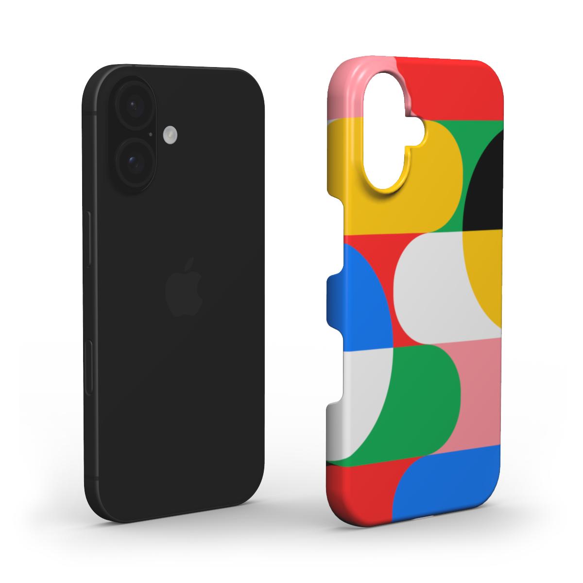 Color Pop Geometric Phone Case - Vibrant & Durable Protection