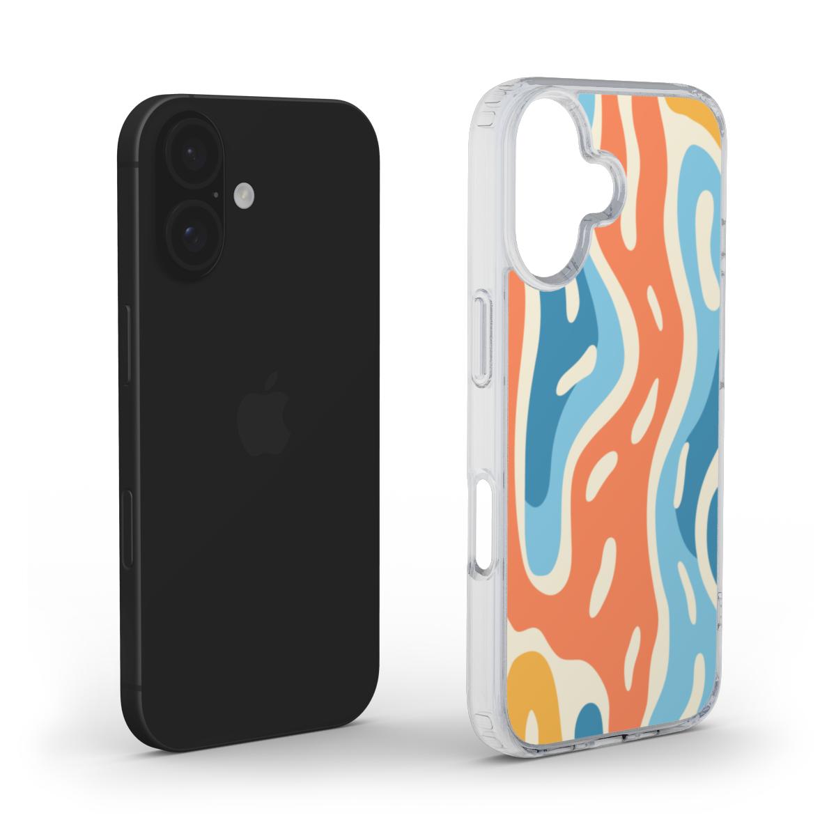 Vibrant Neon Abstract Phone Case - Bold & Durable Protection