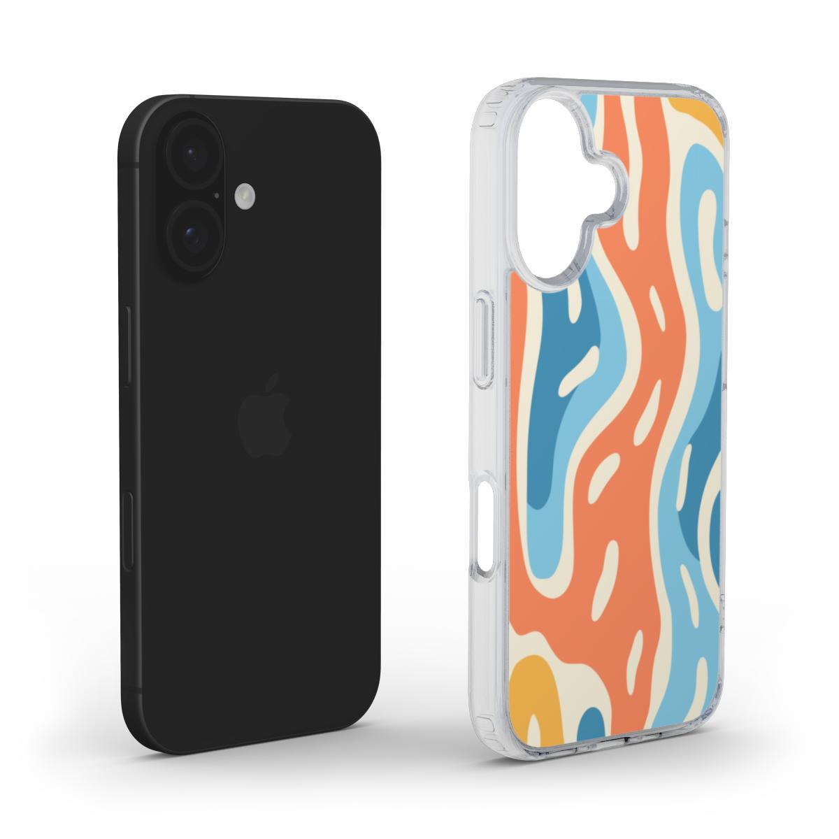 Vibrant Neon Abstract Phone Case - Bold & Durable Protection