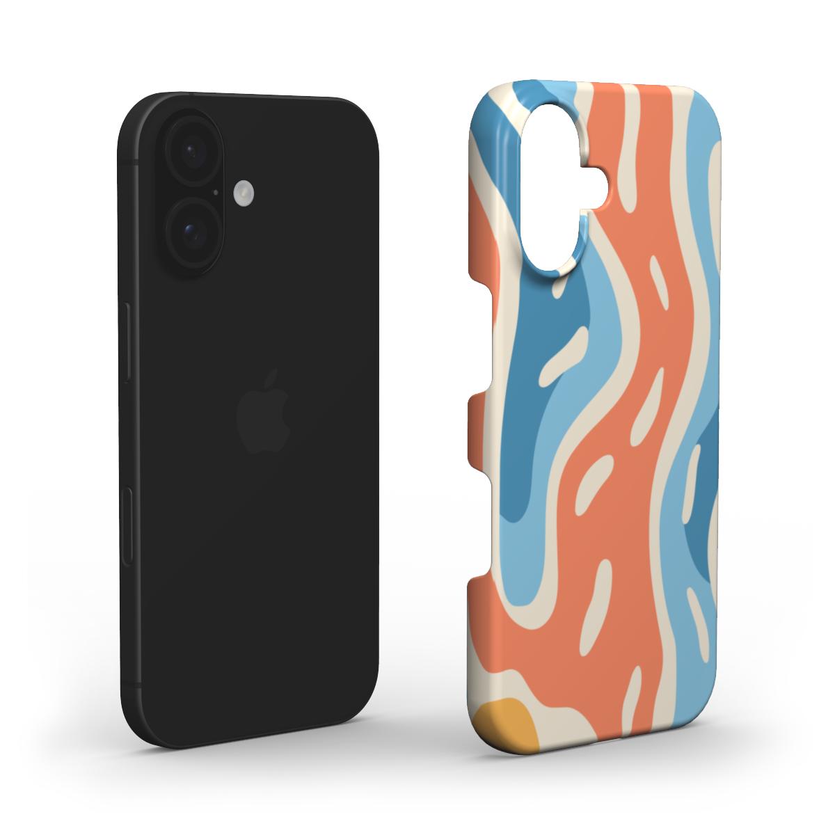 Vibrant Neon Abstract Phone Case - Bold & Durable Protection