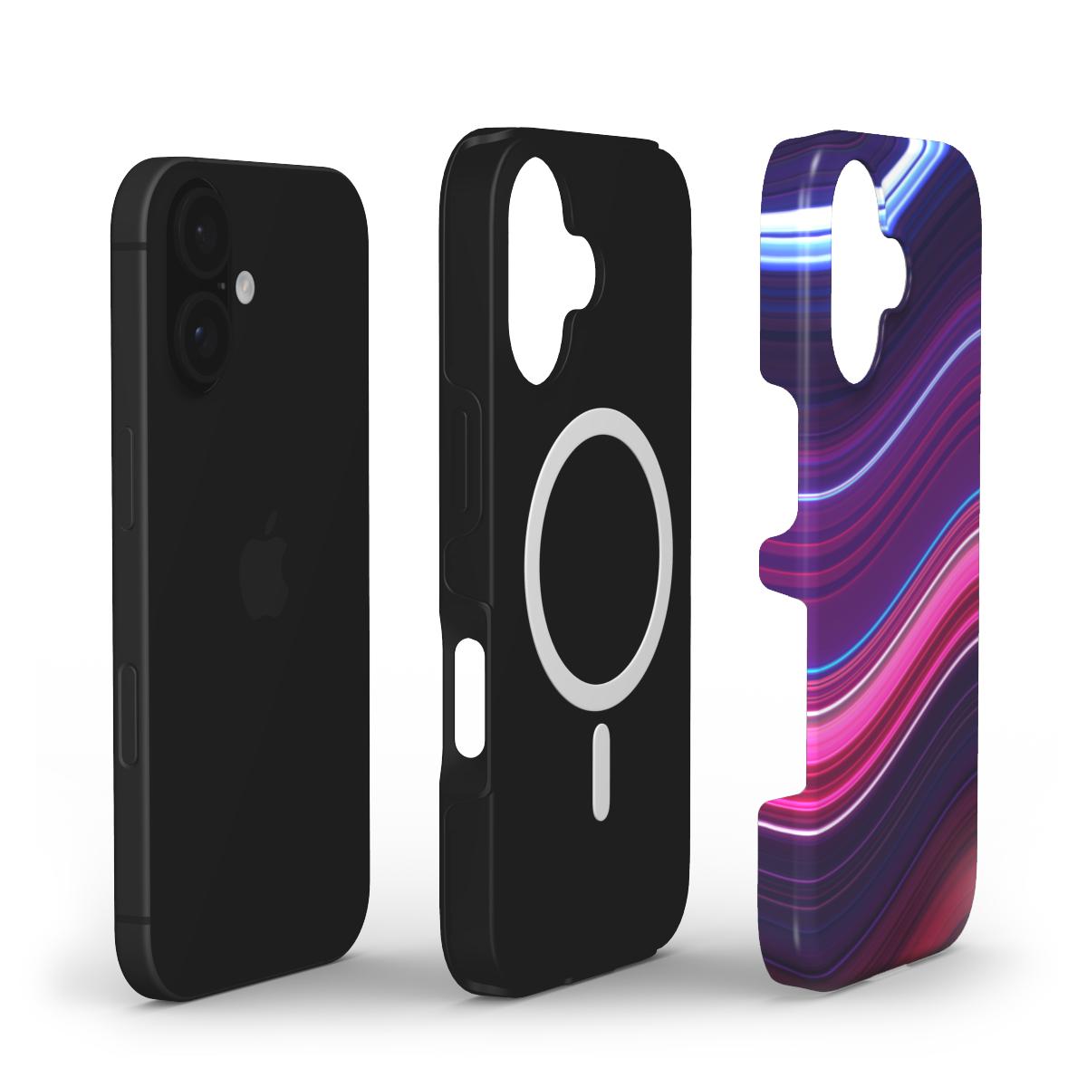 Ultra-Durable Neon Wave Phone Case - High-Protection & Eco-Friendly Design