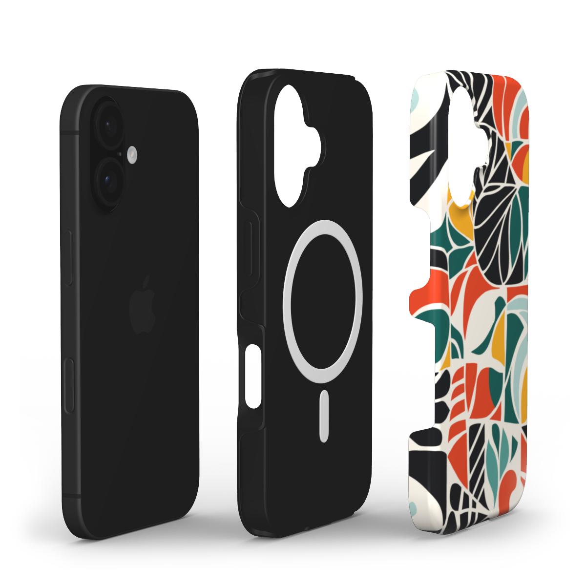 Eco-Friendly High-Protection Geometric Art Phone Case - Durable & Stylish Design