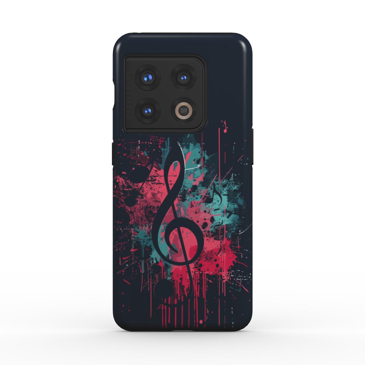 Music Notes Splatter Phone Case – Bold & Creative Design