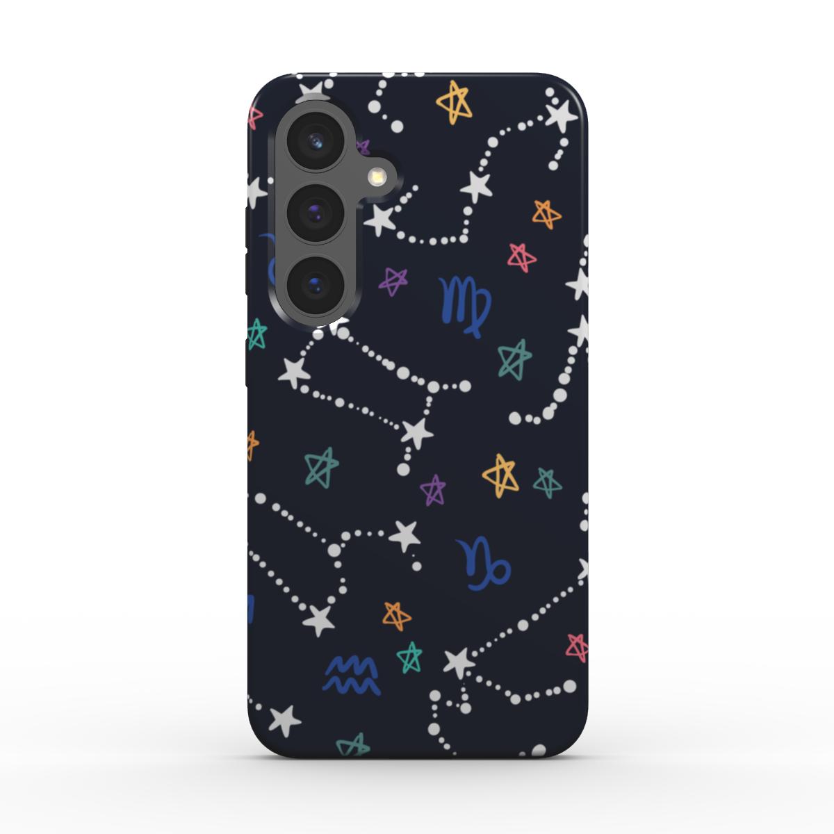 Zodiac Symbols & Stars Phone Case – Astrology-Inspired Design