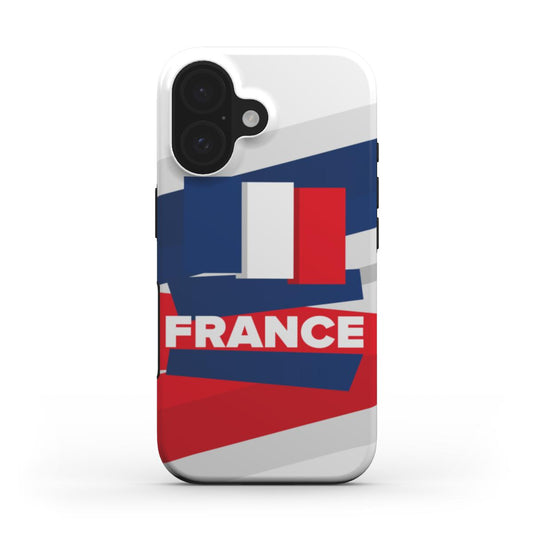 Handyhülle mit Frankreich-Flaggenstreifen – Mutiges & Dynamisches Design MagSafe Tough