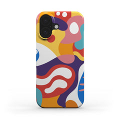 Abstrakte Pop-Art Handyhülle – Mutiges & Farbenfrohes Design Snap