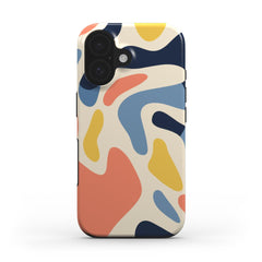 Retro Abstrakte Camouflage Handyhülle – Stilvolles & Langlebiges Design MagSafe Tough