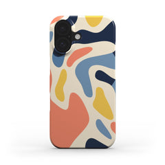 Retro Abstrakte Camouflage Handyhülle – Stilvolles & Langlebiges Design Snap