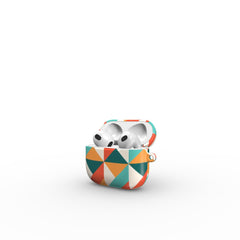 Mehrfarbiges Geometrisches Design – AirPods Hülle