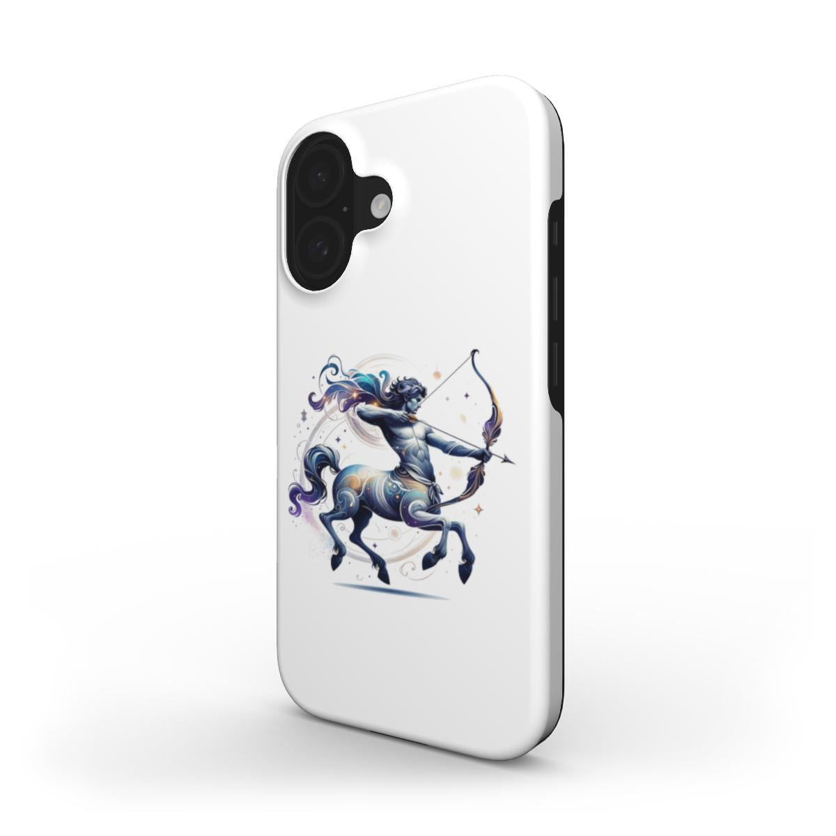 Mystical Blue Sagittarius Zodiac Sign Design – Phone Case with Cosmic Charm