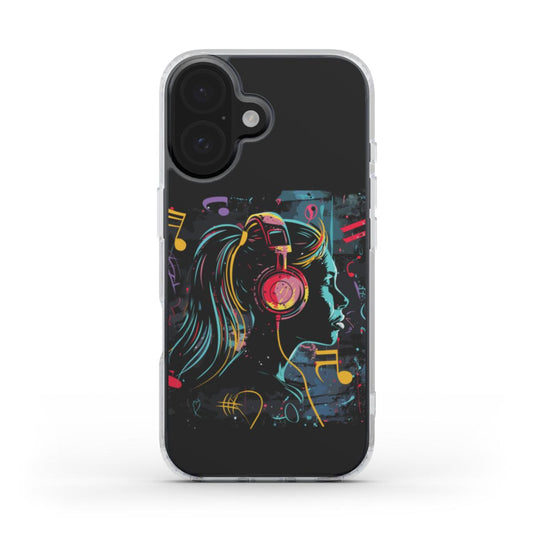 Musik Vibes Handyhülle – Mutiges & Künstlerisches Design Clear