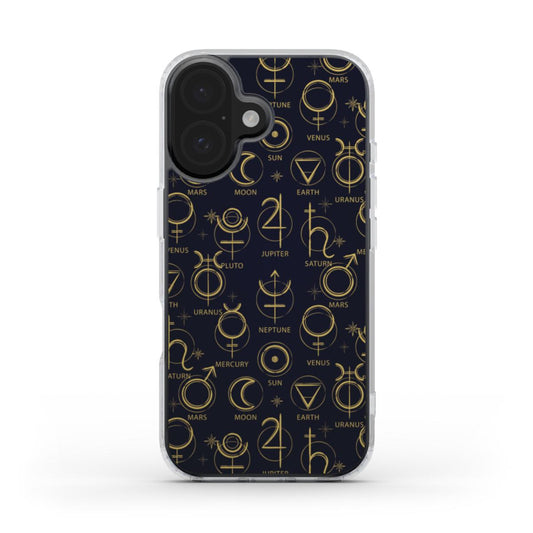 Celestial Zodiac Symbols Phone Case – Mystical & Cosmic Design