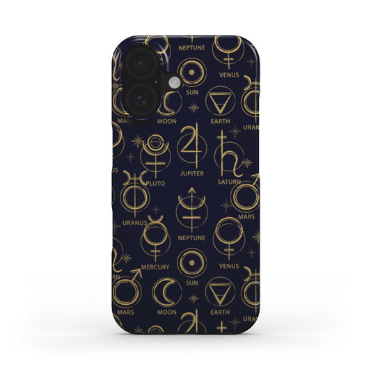 Celestial Zodiac Symbols Phone Case – Mystical & Cosmic Design