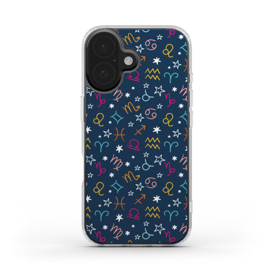 Zodiac Symbols & Stars Phone Case – Astrology-Inspired Design