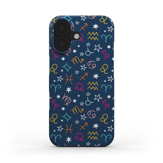 Zodiac Symbols & Stars Phone Case – Astrology-Inspired Design