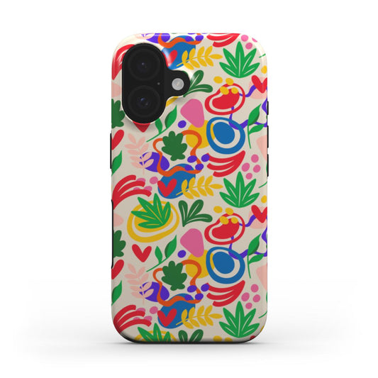 Vibrant Tropical Jungle Phone Case - Bold & Eco-Friendly Protection