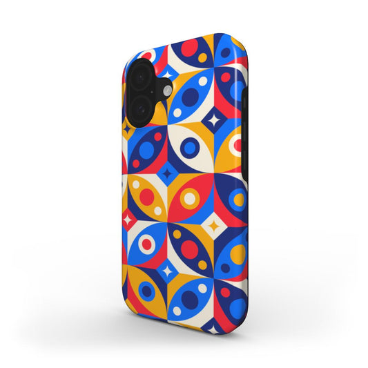 Knallige Pop-Art Kreise – MagSafe Robuste Handyhülle