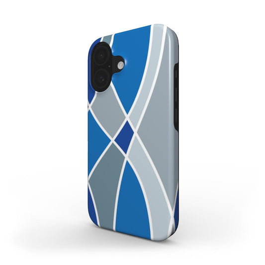 Blauer Fluss Abstrakt – Robuste Handyhülle