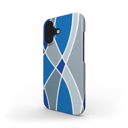 Blauer Fluss Abstrakt – Snap Handyhülle