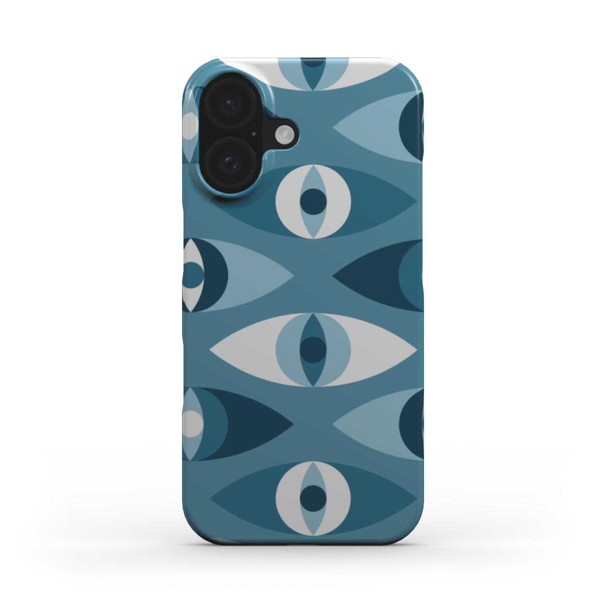 Blaue Abstrakte Augen – Snap Handyhülle