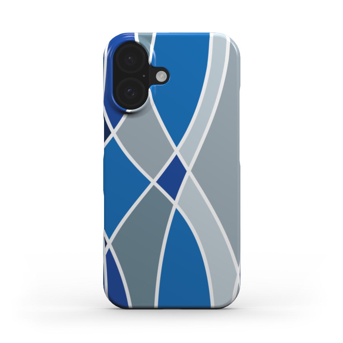 Blauer Fluss Abstrakt – Snap Handyhülle