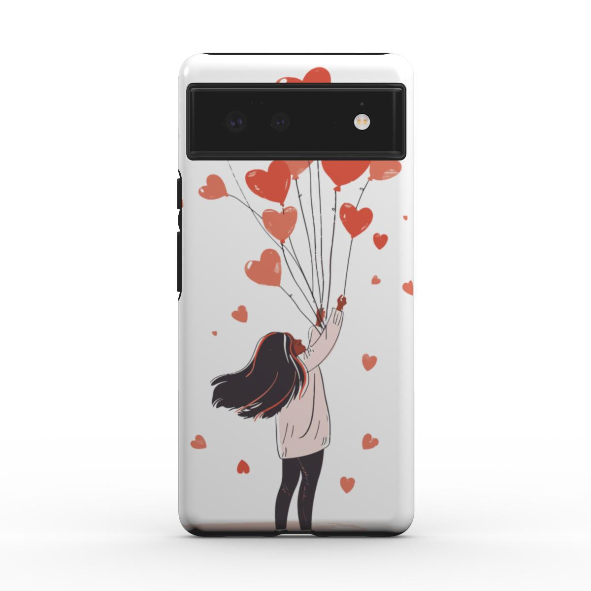 Heart Balloons Love Phone Case – Whimsical & Romantic Design