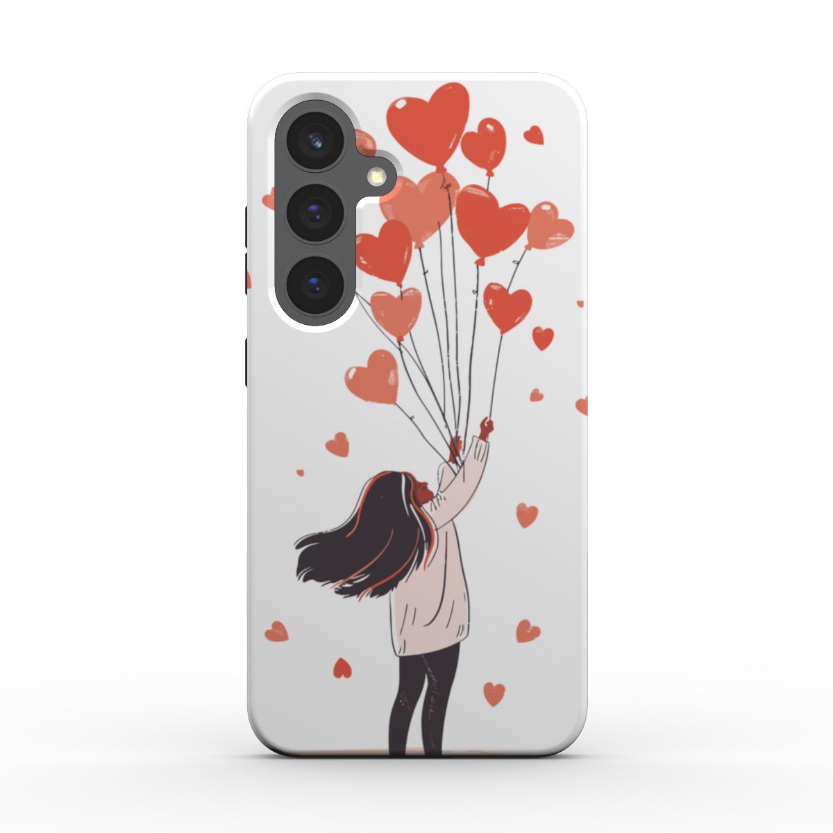 Heart Balloons Love Phone Case – Whimsical & Romantic Design