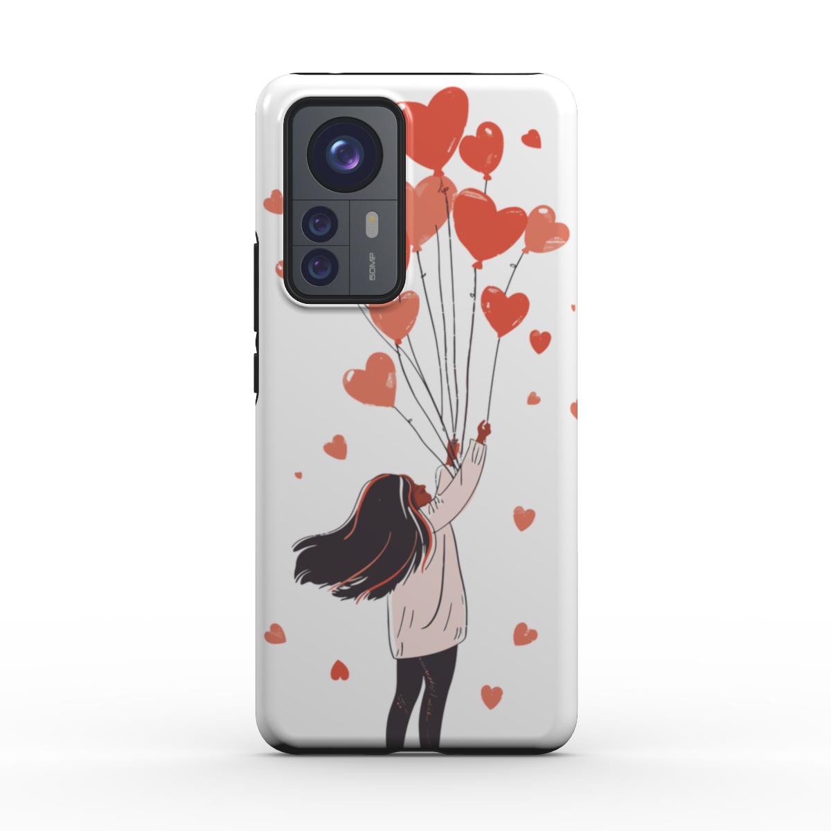 Heart Balloons Love Phone Case – Whimsical & Romantic Design