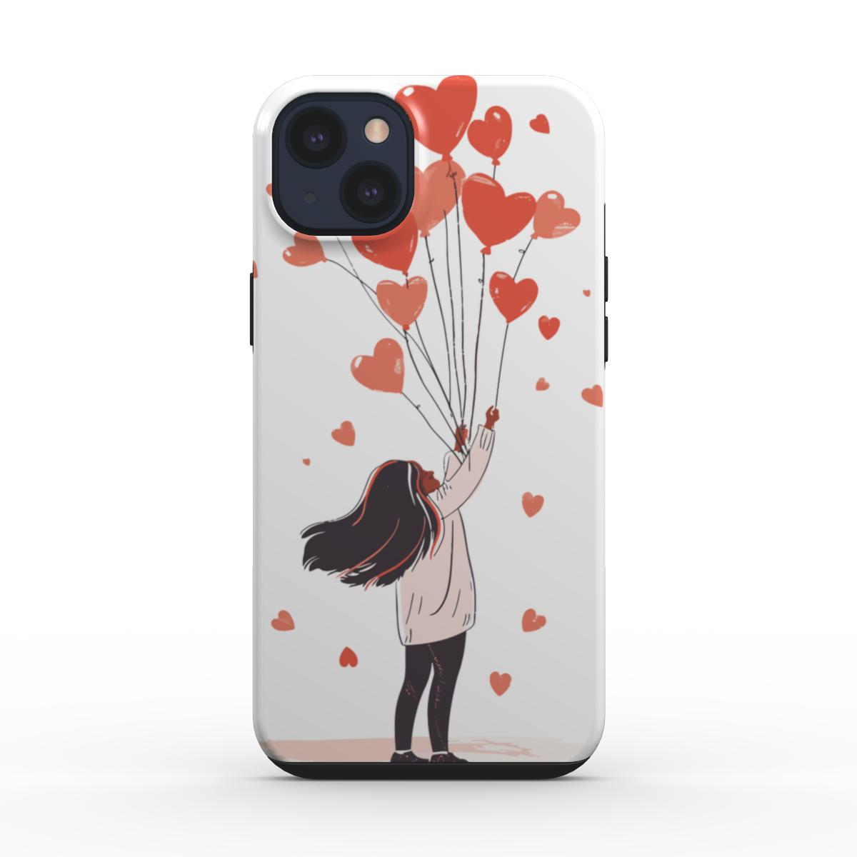 Heart Balloons Love Phone Case – Whimsical & Romantic Design